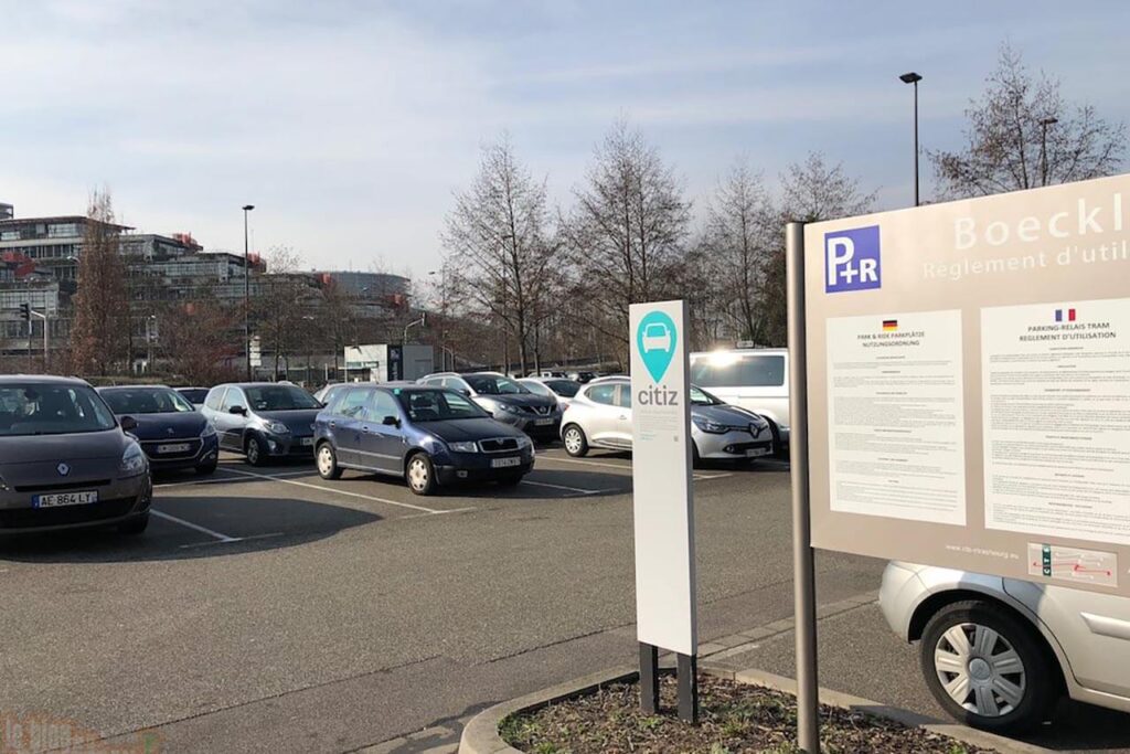 Parking + Relais à Boecklin (Strasbourg Robertsau)